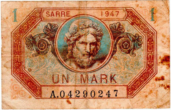 1 Mark Sarre type 1947