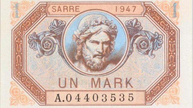 1 Mark Sarre type 1947