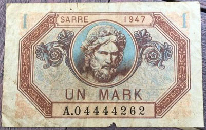 1 Mark Sarre type 1947