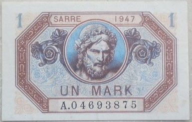 1 Mark Sarre type 1947