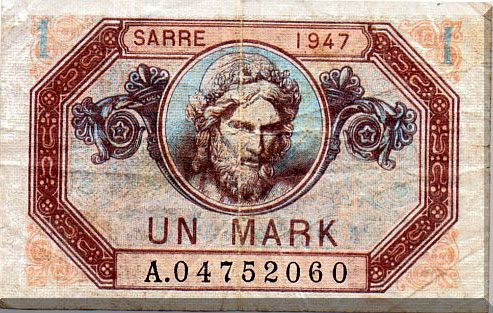 1 Mark Sarre type 1947