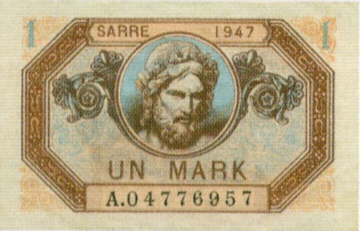 1 Mark Sarre type 1947