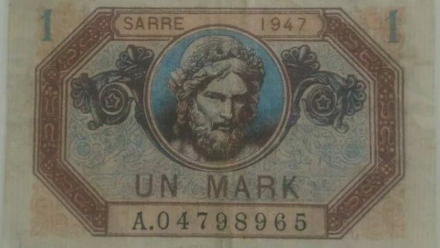 1 Mark Sarre type 1947