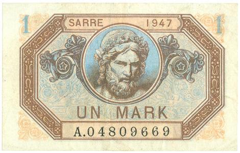 1 Mark Sarre type 1947