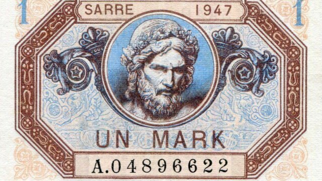 1 Mark Sarre type 1947