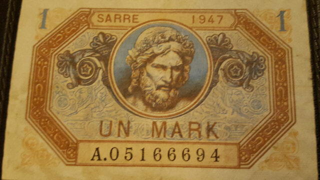 1 Mark Sarre type 1947