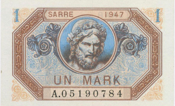 1 Mark Sarre type 1947