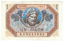 1 Mark Sarre type 1947