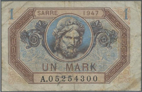 1 Mark Sarre type 1947