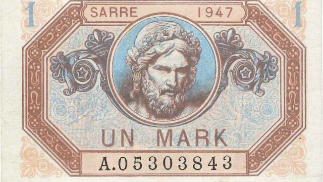 1 Mark Sarre type 1947