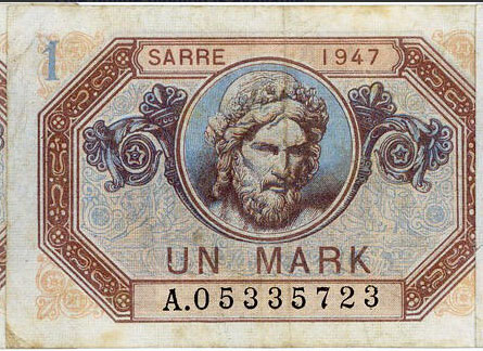 1 Mark Sarre type 1947