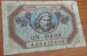 1 Mark Sarre type 1947