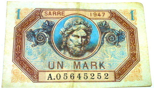 1 Mark Sarre type 1947