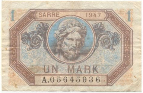 1 Mark Sarre type 1947