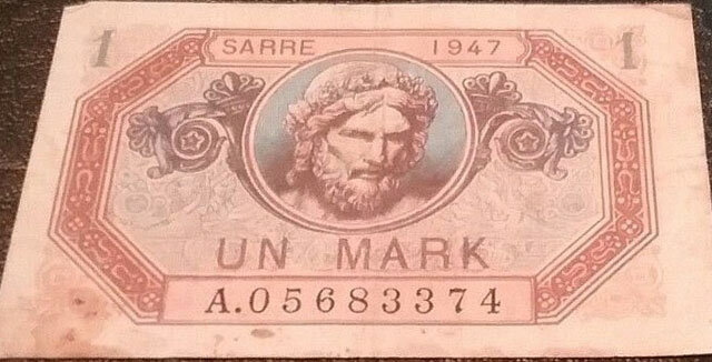 1 Mark Sarre type 1947