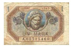 1 Mark Sarre type 1947