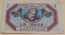 1 Mark Sarre type 1947