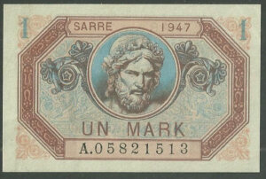 1 Mark Sarre type 1947