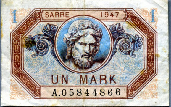 1 Mark Sarre type 1947