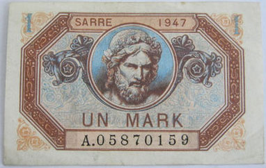 1 Mark Sarre type 1947