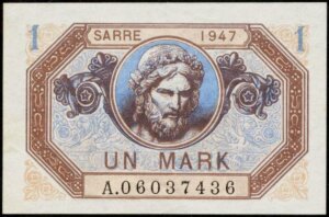 1 Mark Sarre type 1947