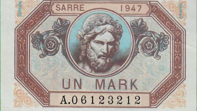 1 Mark Sarre type 1947