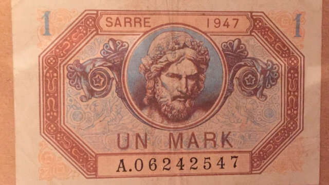 1 Mark Sarre type 1947