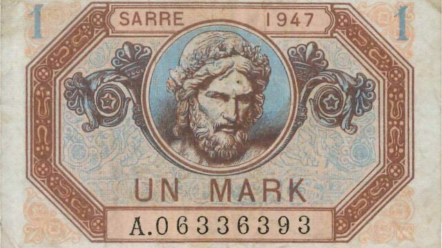 1 Mark Sarre type 1947