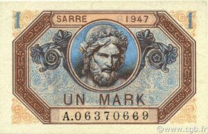 1 Mark Sarre type 1947