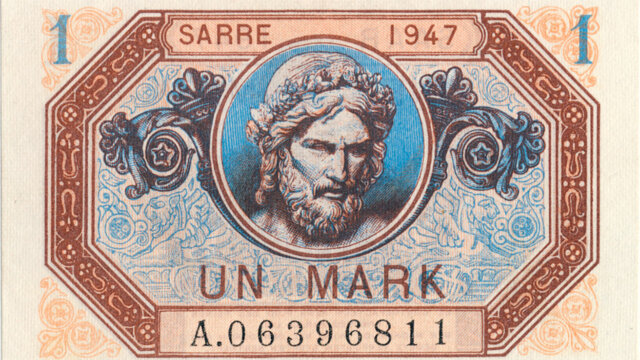 1 Mark Sarre type 1947