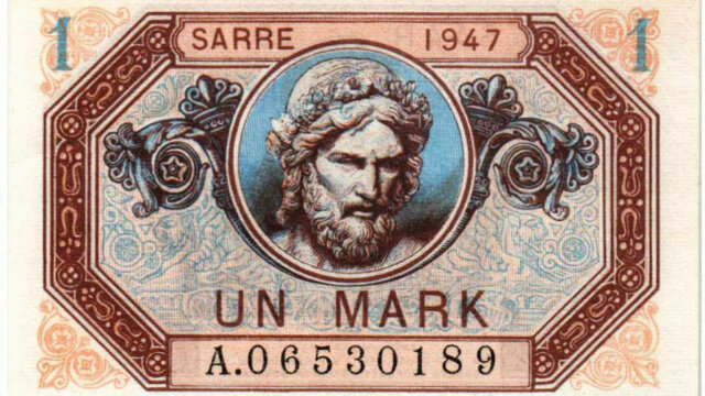 1 Mark Sarre type 1947