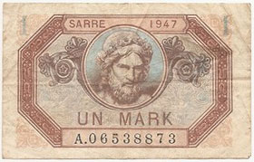 1 Mark Sarre type 1947