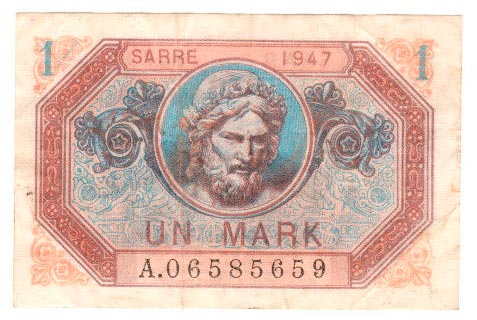 1 Mark Sarre type 1947