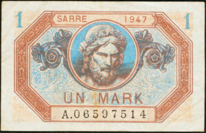 1 Mark Sarre type 1947