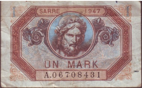 1 Mark Sarre type 1947