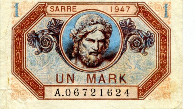 1 Mark Sarre type 1947