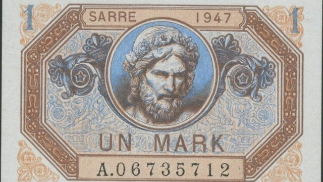 1 Mark Sarre type 1947