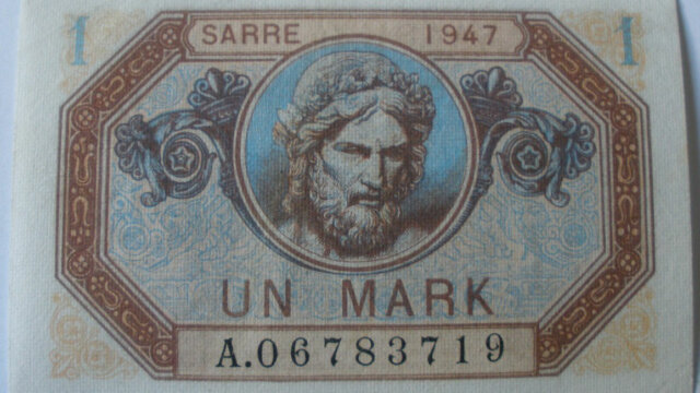 1 Mark Sarre type 1947