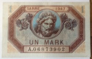 1 Mark Sarre type 1947