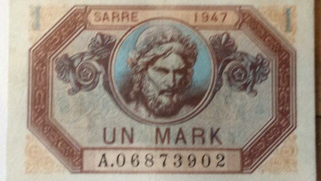 1 Mark Sarre type 1947