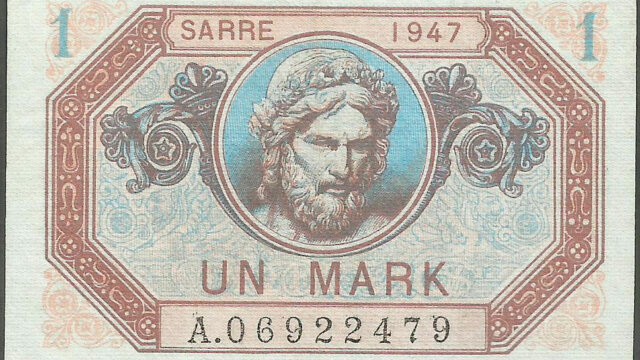 1 Mark Sarre type 1947