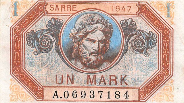 1 Mark Sarre type 1947