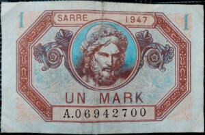 1 Mark Sarre type 1947