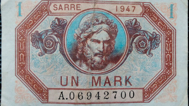 1 Mark Sarre type 1947