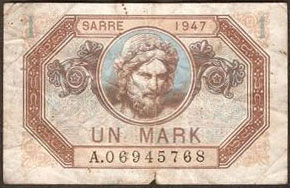 1 Mark Sarre type 1947