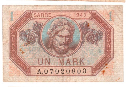 1 Mark Sarre type 1947