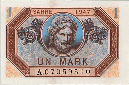 1 Mark Sarre type 1947