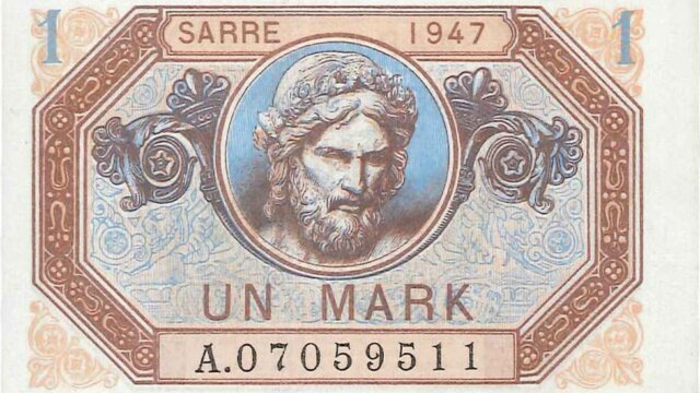 1 Mark Sarre type 1947