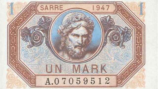 1 Mark Sarre type 1947