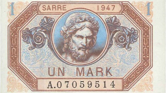 1 Mark Sarre type 1947